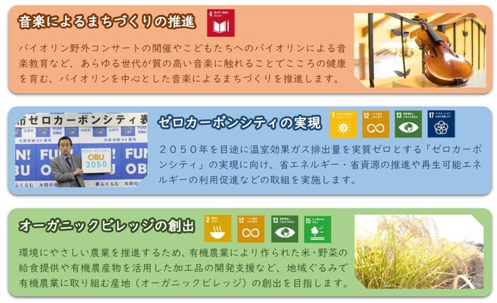 企業版ふるさと納税の対象事業の紹介です。