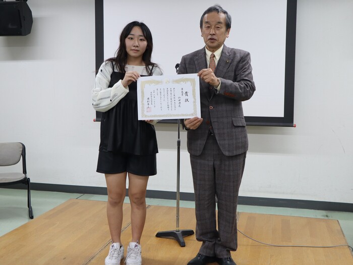 書初め大会表彰式