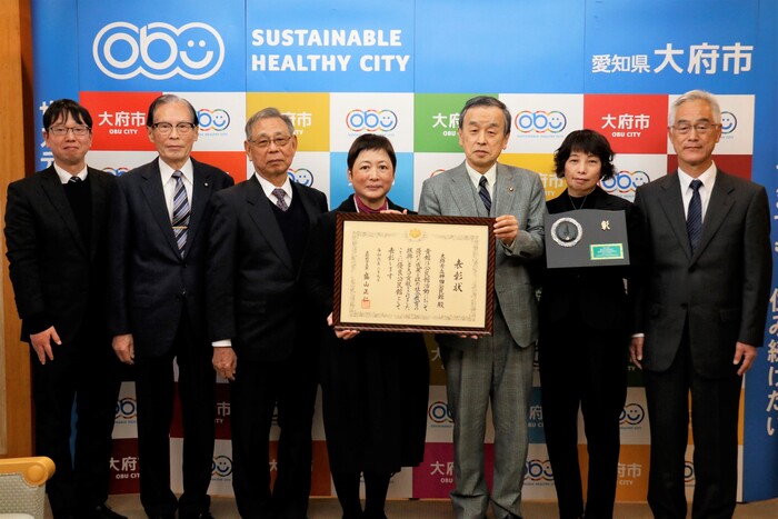優良公民館受賞の記念撮影