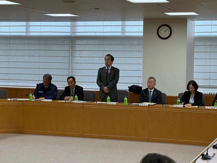 市長挨拶の様子