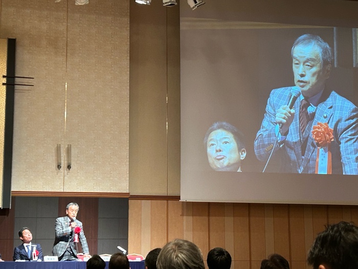 市長講演の様子
