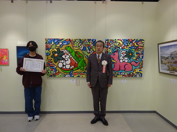 市民美術展の様子