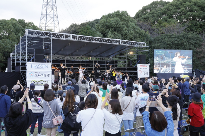 大府野外クラシックコンサートの様子