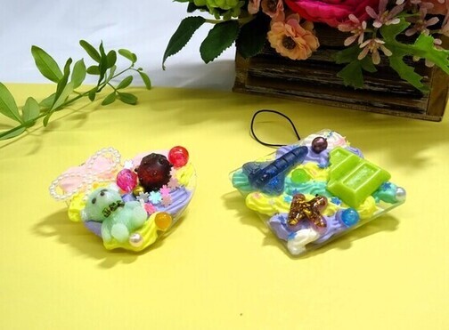 作品例（ホイップデコのストラップ）